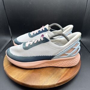 Kizik Athens Bahama Womens Size 11 Shoes Hands Free Sneakers Pink Blue